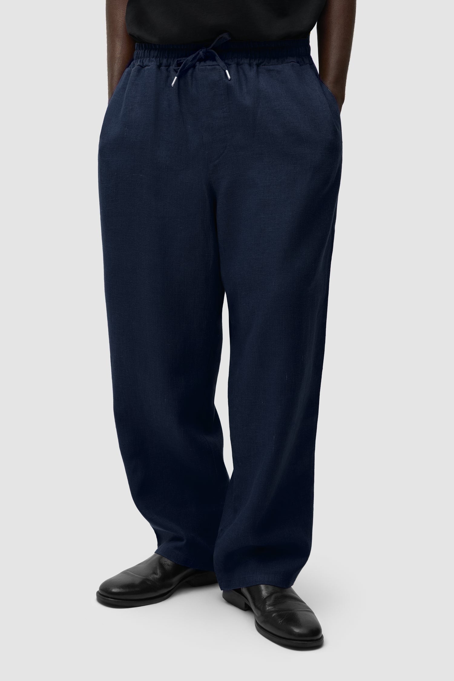 Pantalone Lino Arte Blu Navy