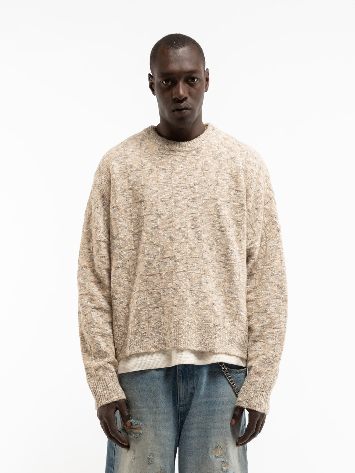 Reternity Artisan Knit Sweater Sand