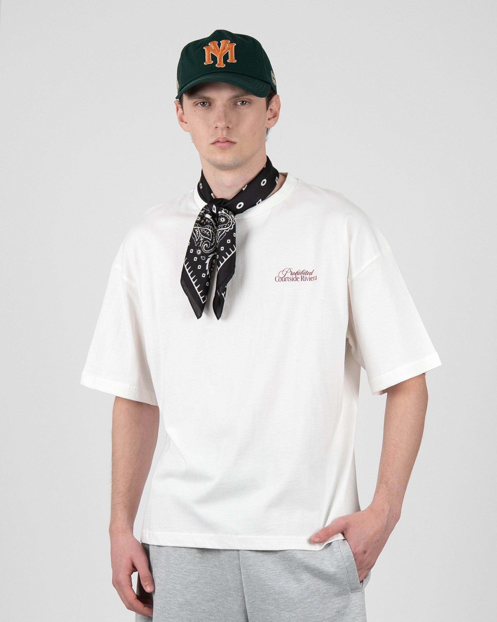 Proibito Courtside Riviera Tee Off White