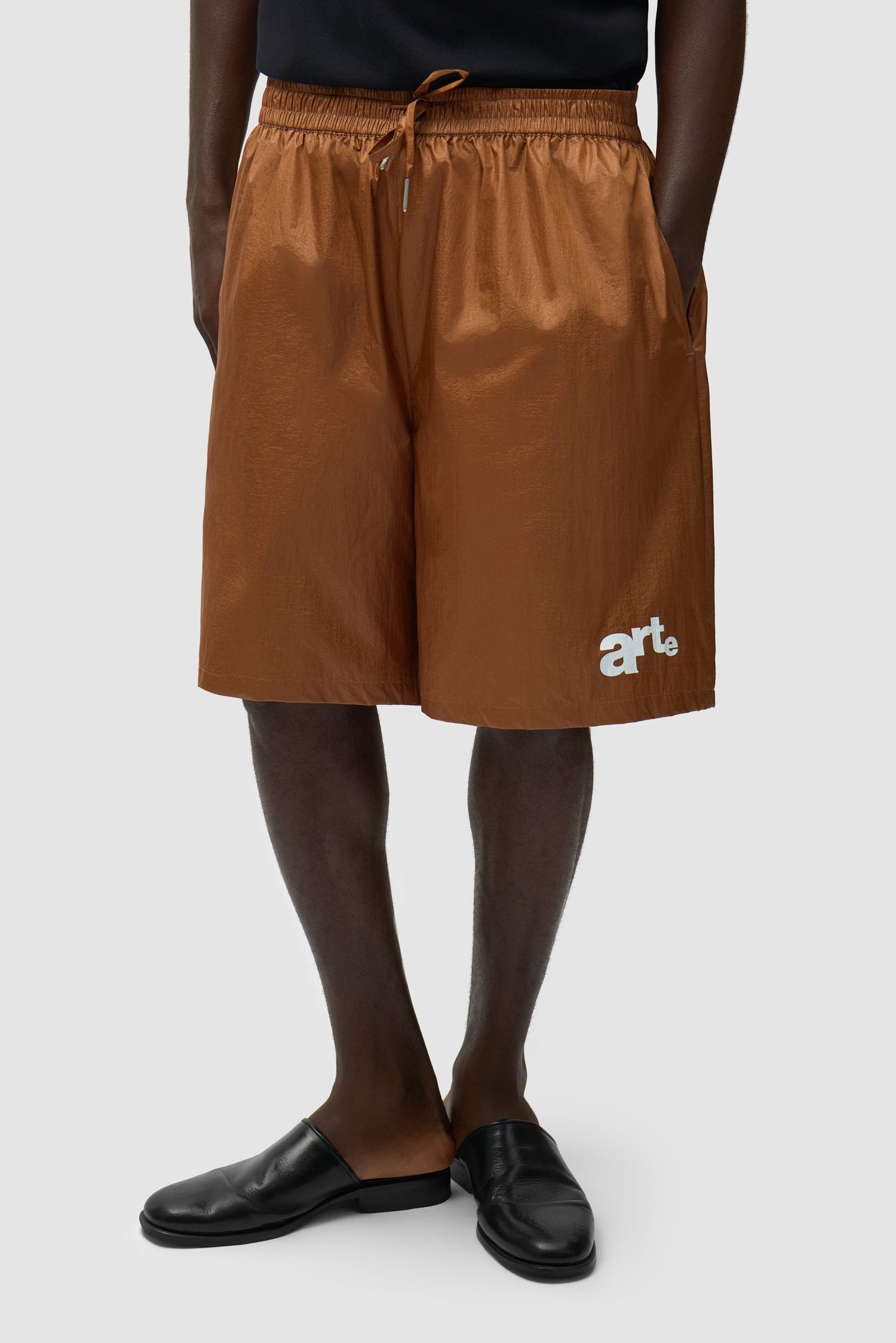 Shorts Arte Big Logo Arancione