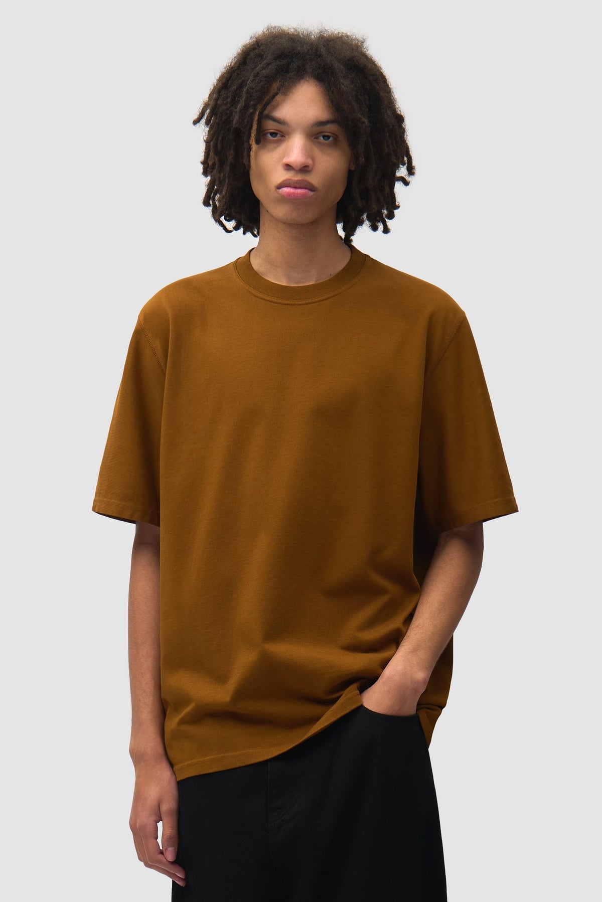 Arte Antwerp Tricolor Serial Tee Brown