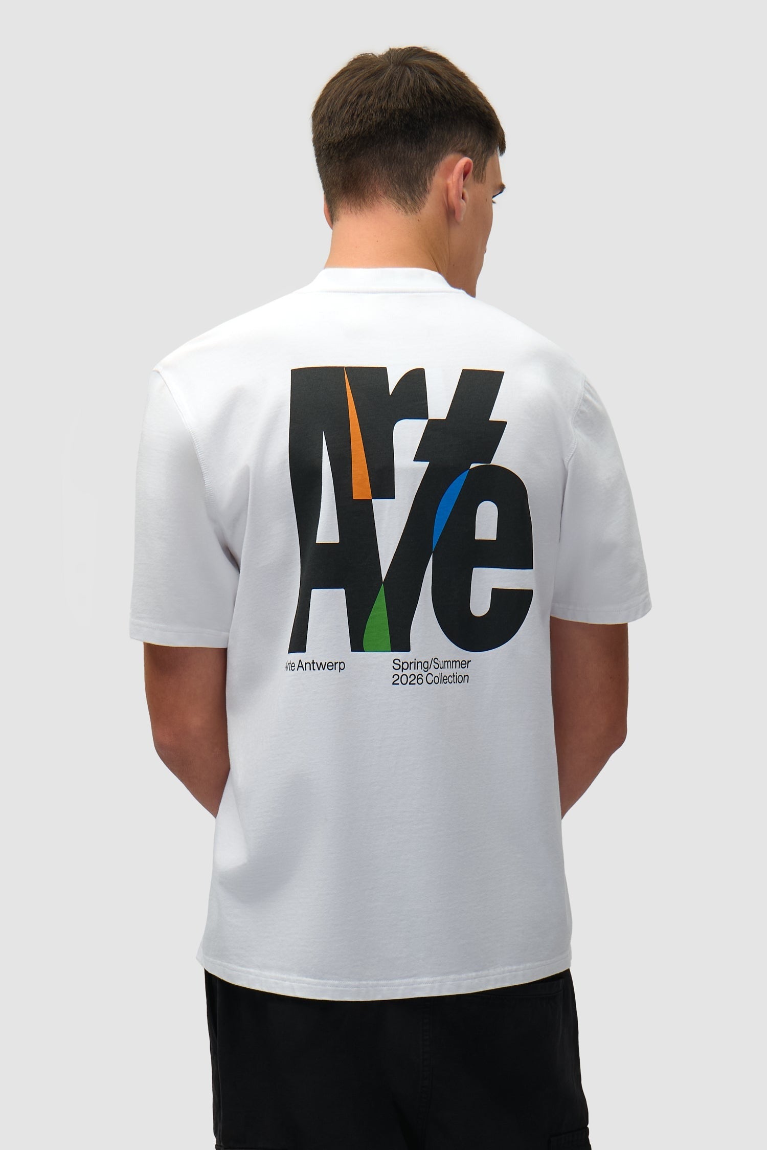 Arte Big Logo Back Tee White