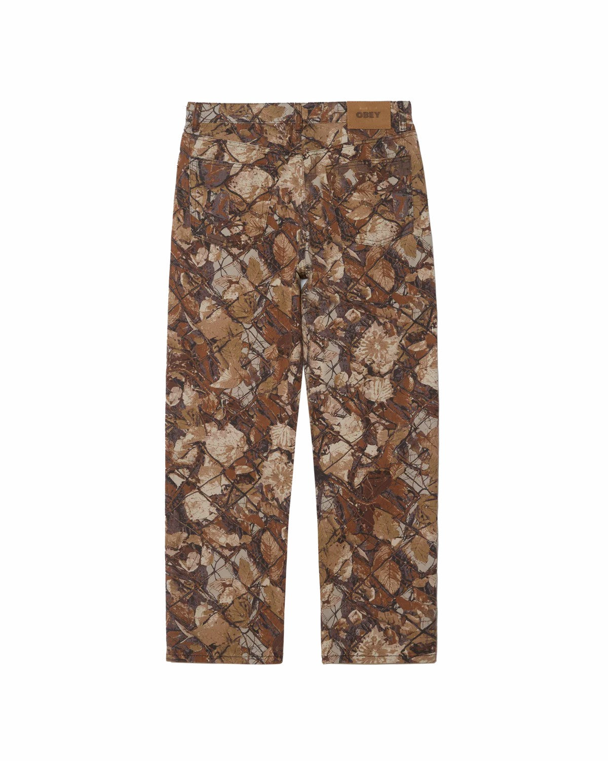 Obey Classic Baggy Denim Fence Camo Multi