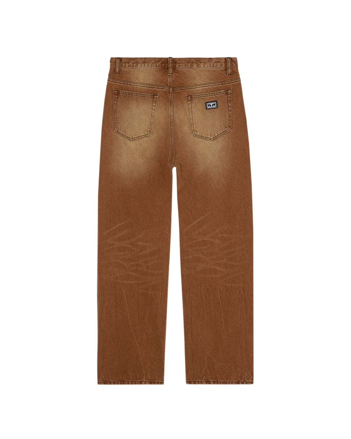 Obey Boxcar Straight Leg Denim Archive Brown