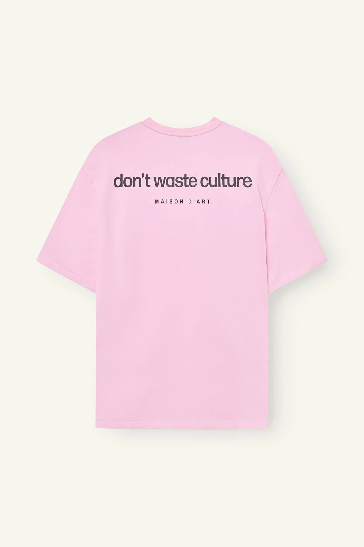 T-Shirt Cleo rosa "Don't Waste Culture"