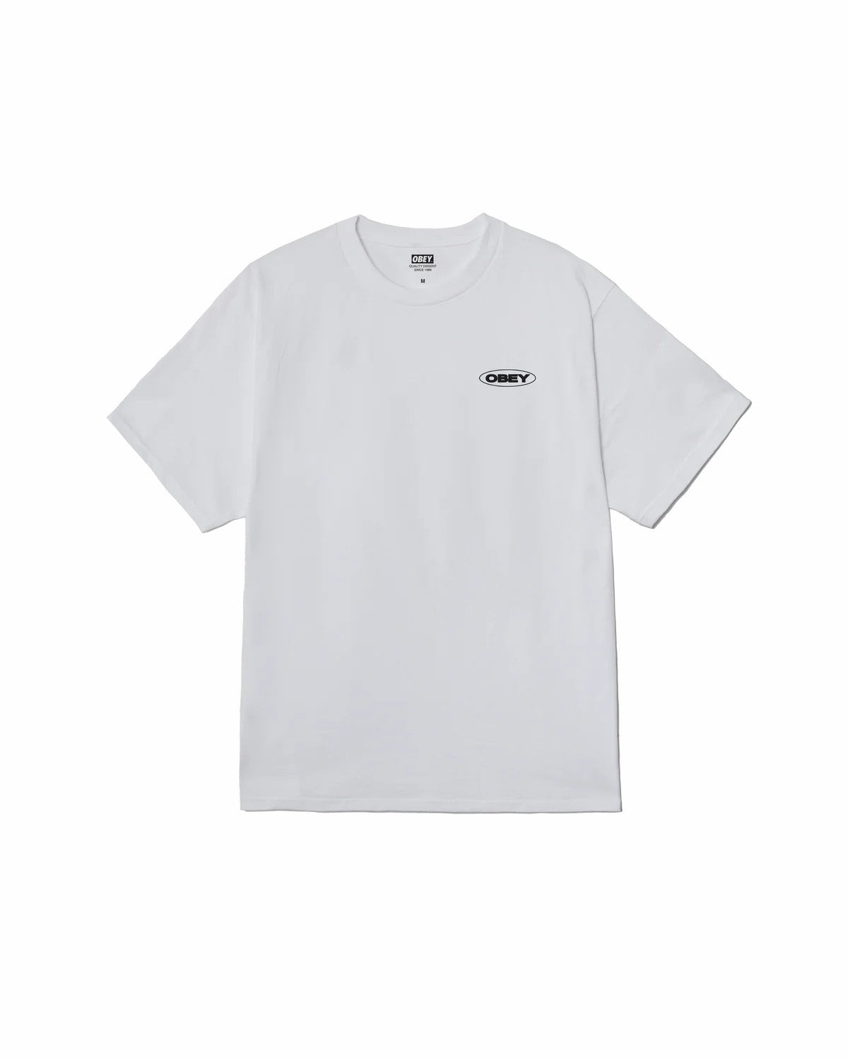 T-shirt classica Obey Global Impact bianca