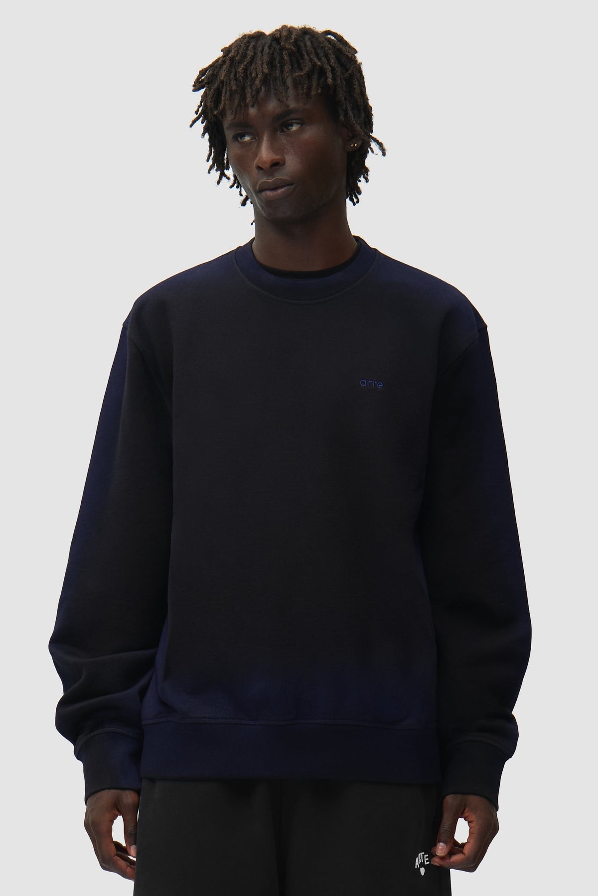 Arte Antwerp Sunfade Crewneck Navy Black