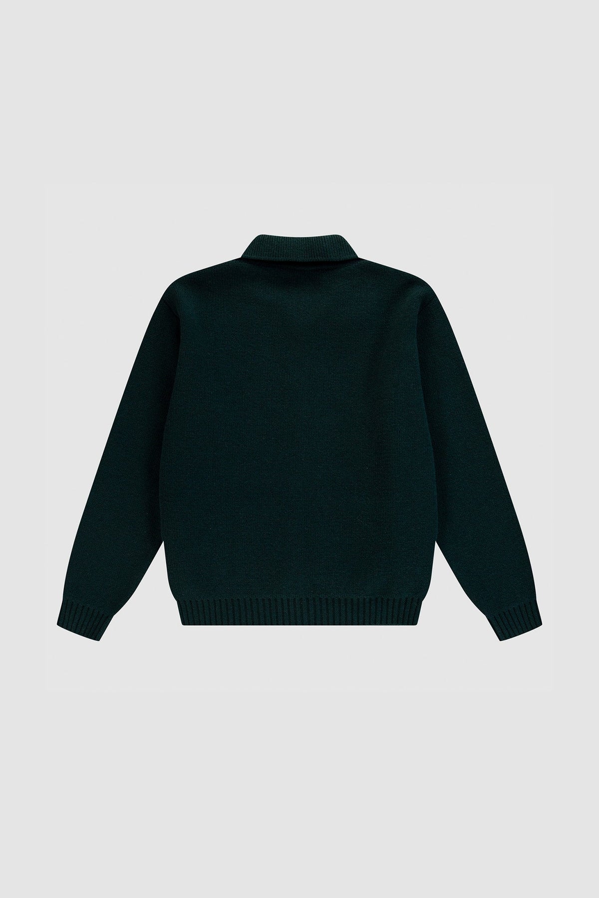 Arte Antwerp Cable Knit Zip Cardigan Green