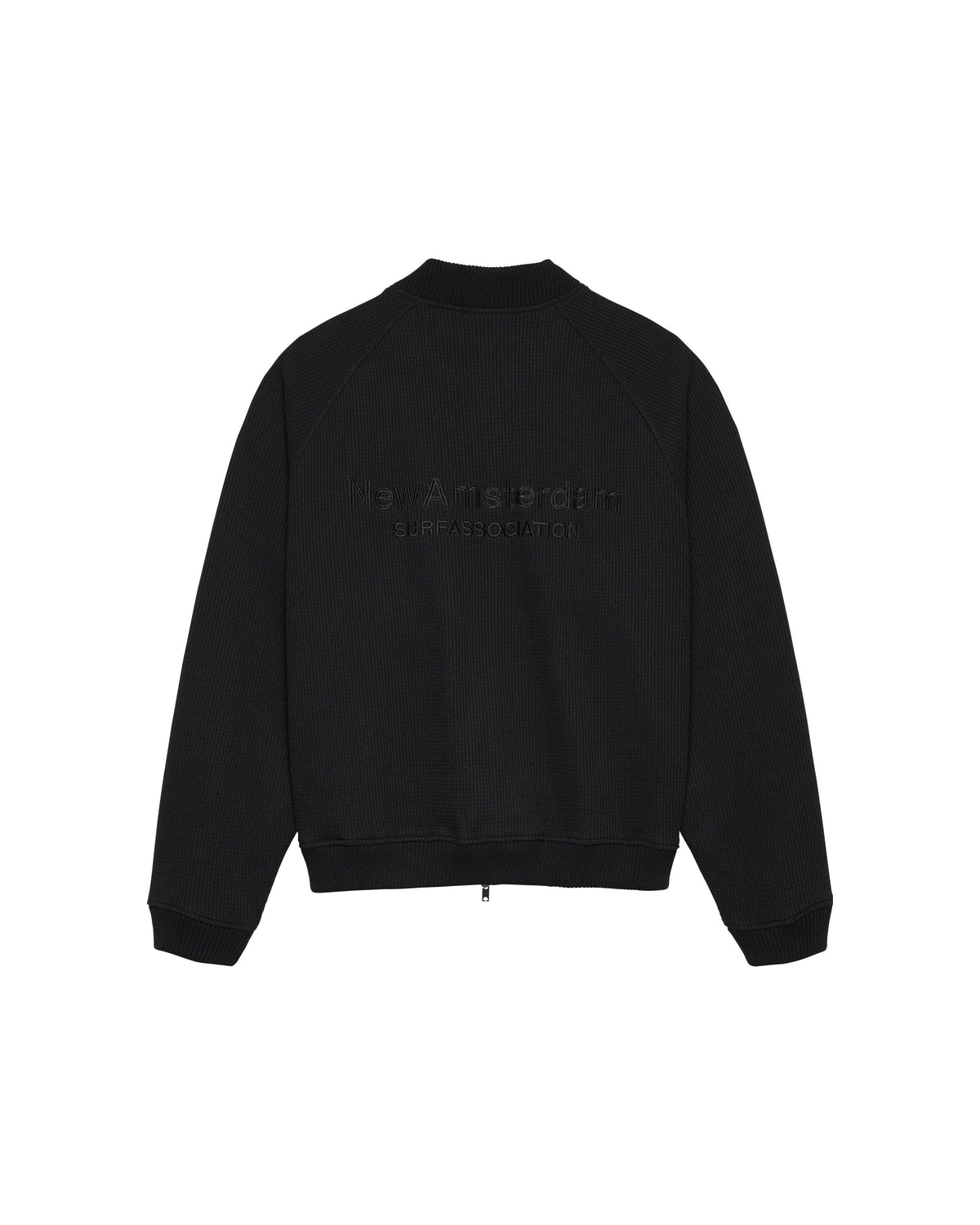 New Amsterdam Surf Association Waffle Zip Up Black