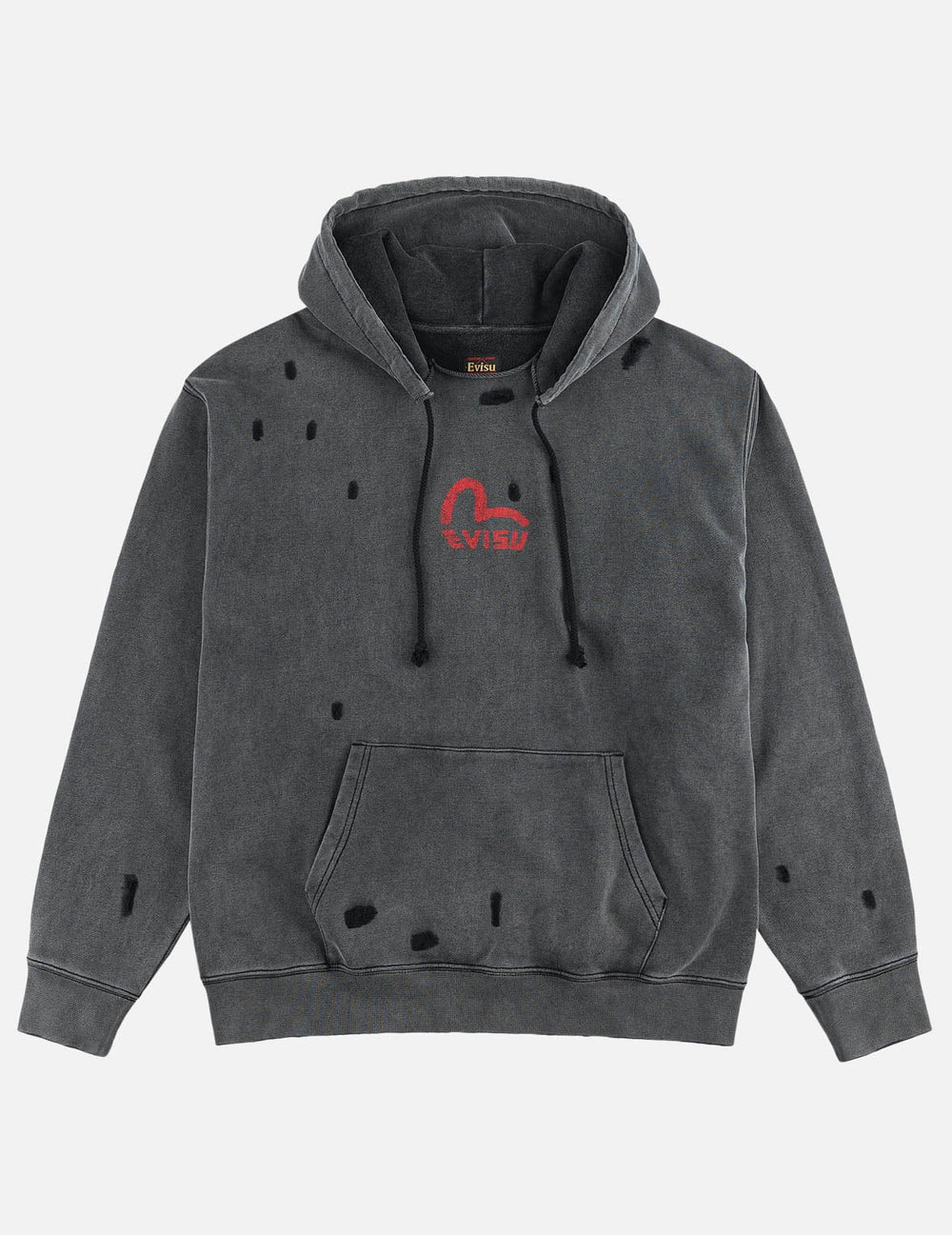 Evisu Polar Rock Hoodie Charcoal