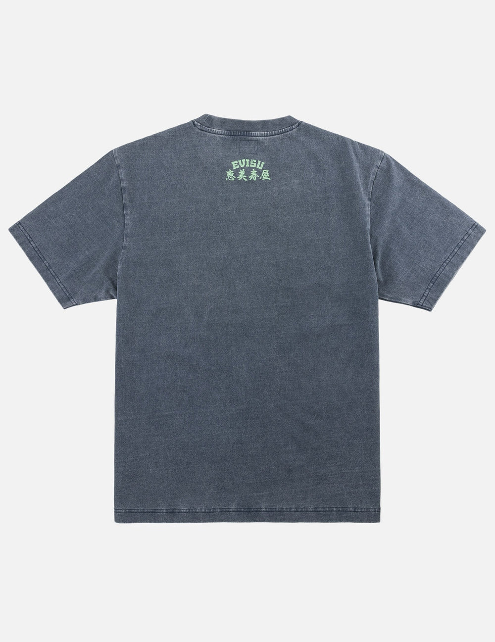 Evisu Ebisu And Seagull Print Tee Navy