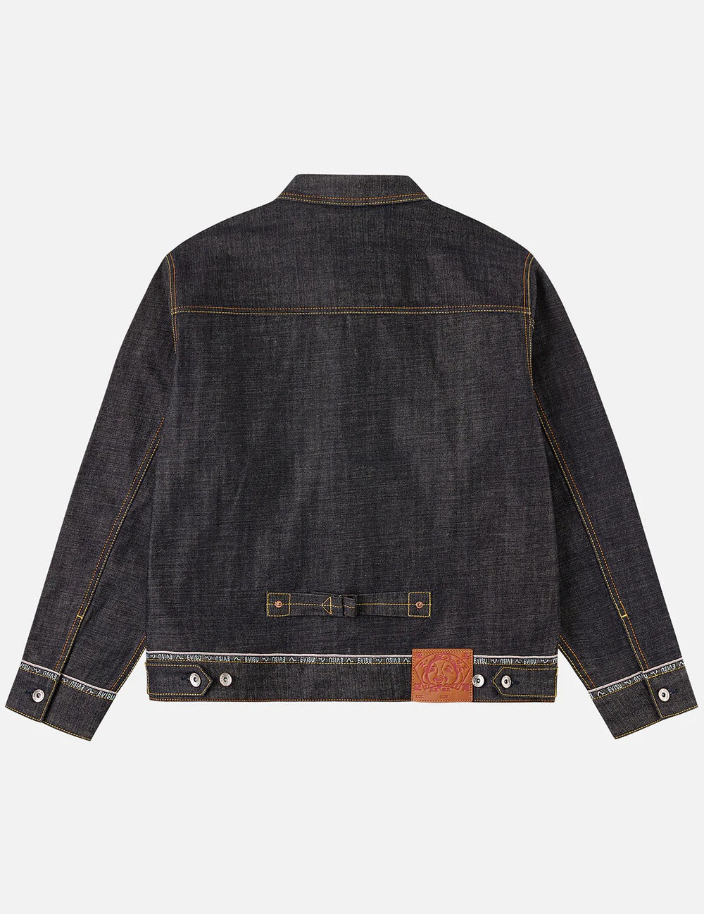 Evisu Logo Seagull Embroidery Denim Jacket Indigo