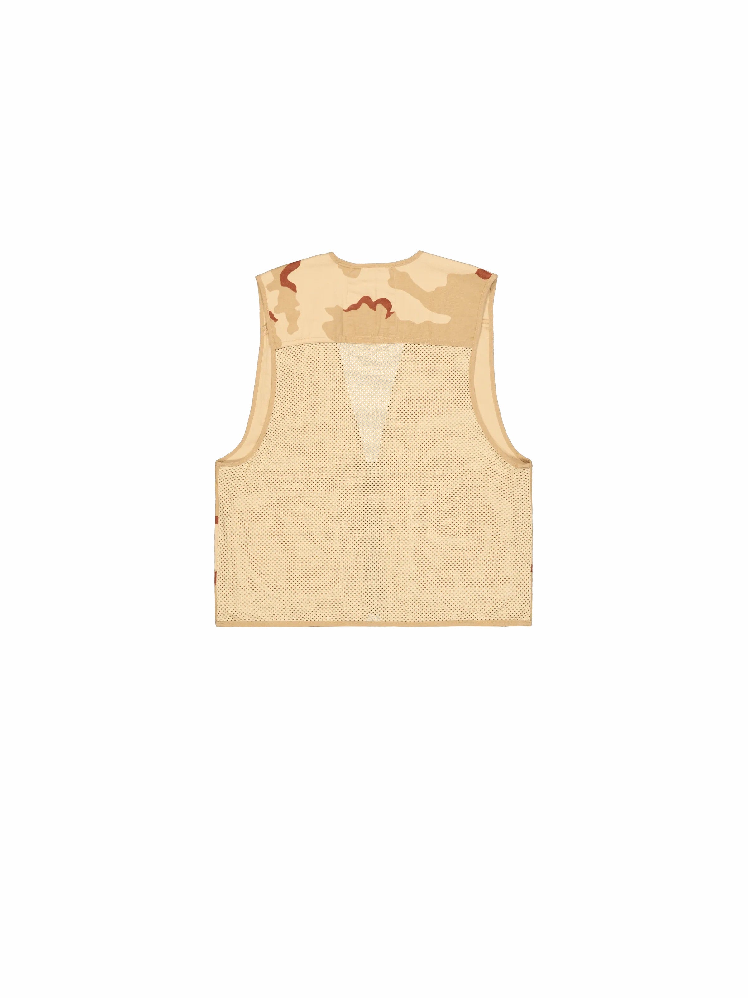 Alpha Industries Mesh Utility Camo Vest Desert Camo