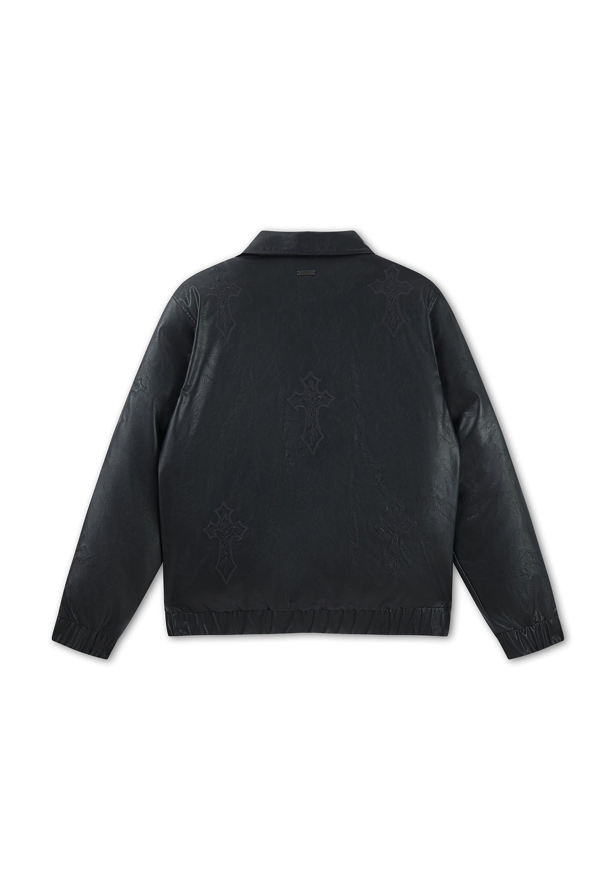 Ed Hardy Gothic Embroidered Cross Jacket Black