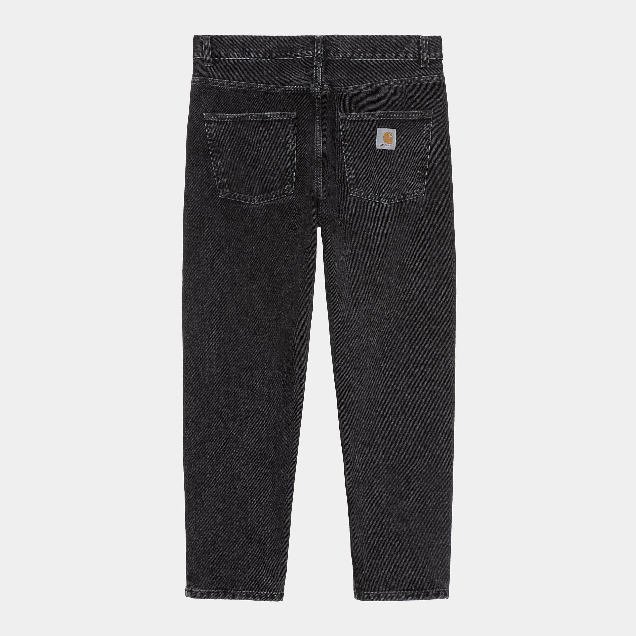 Carhartt Wip Pantaloni Newel Black Stone Washed