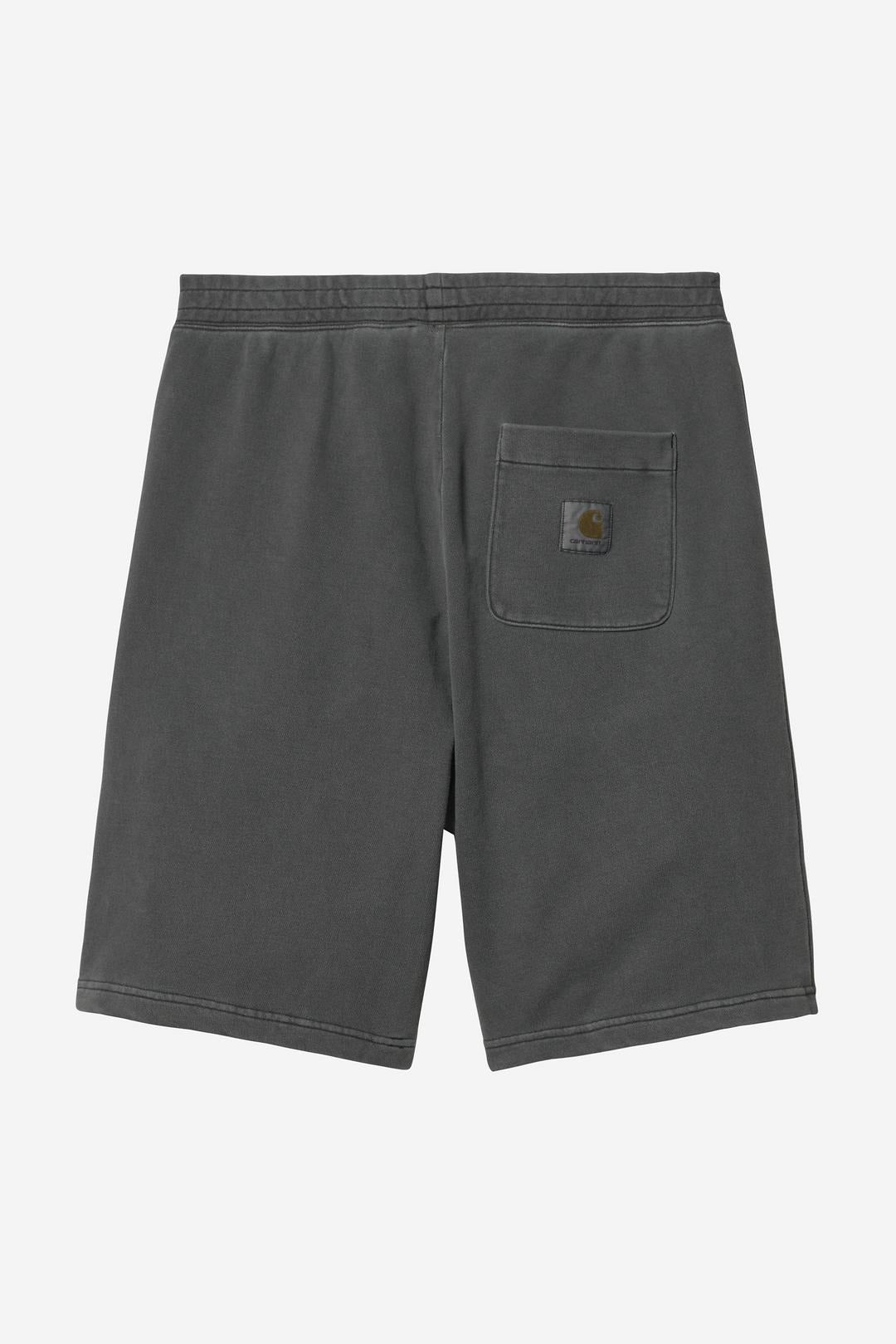 Carhartt Wip Nelson Sweat Short Tinto in Capo Nero