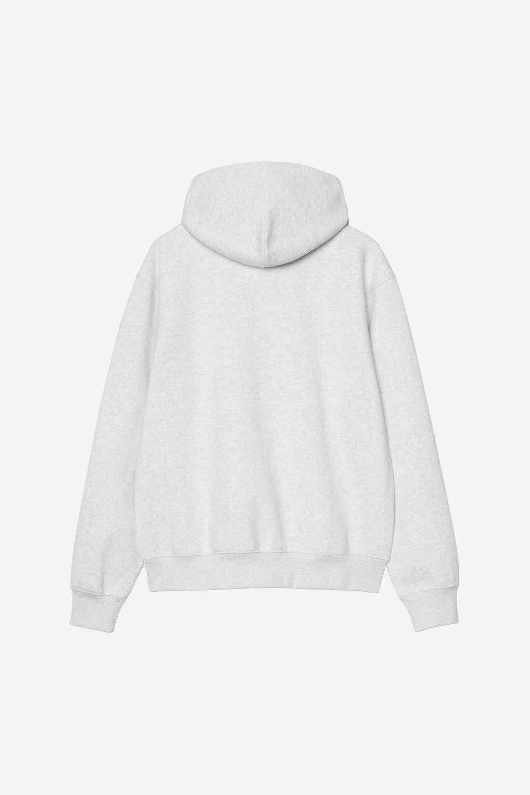 Carhartt Wip Hooded Carhartt Sweatshirt Ash Heather Graphite