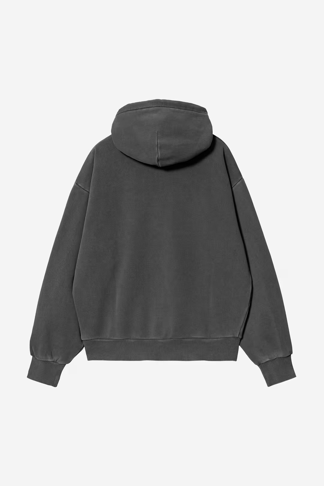 Carhartt Wip Donna W Hooded Nelson Sweatshirt Black Garment Dyed