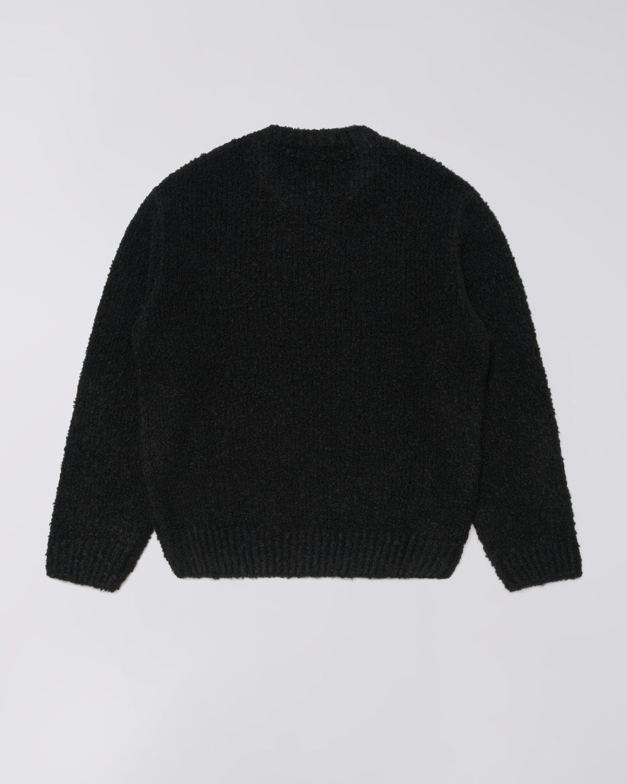Edwin Dun Textured Sweater Black