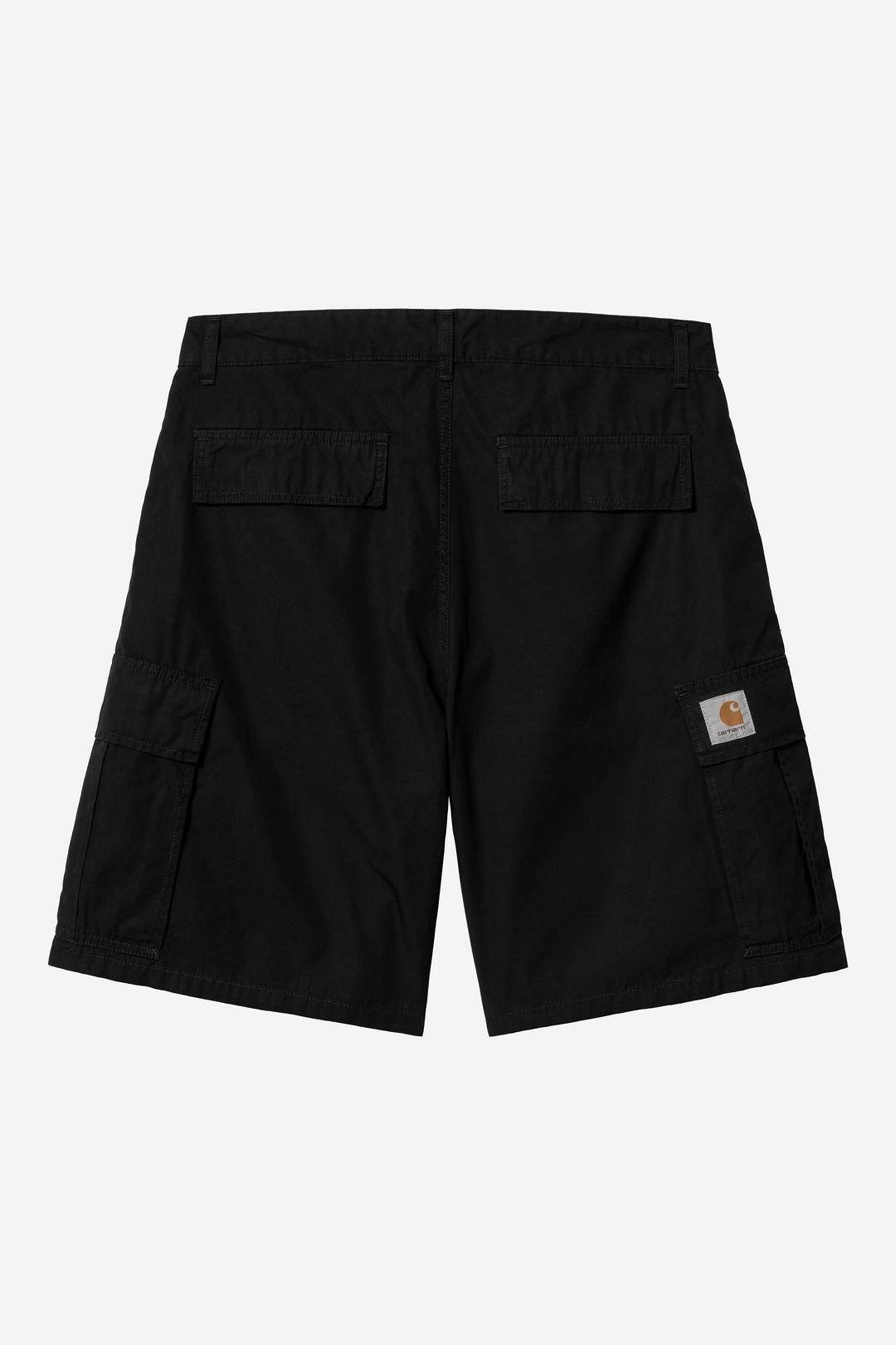 Carhartt Wip Cole Cargo Short Black Garment Dyed