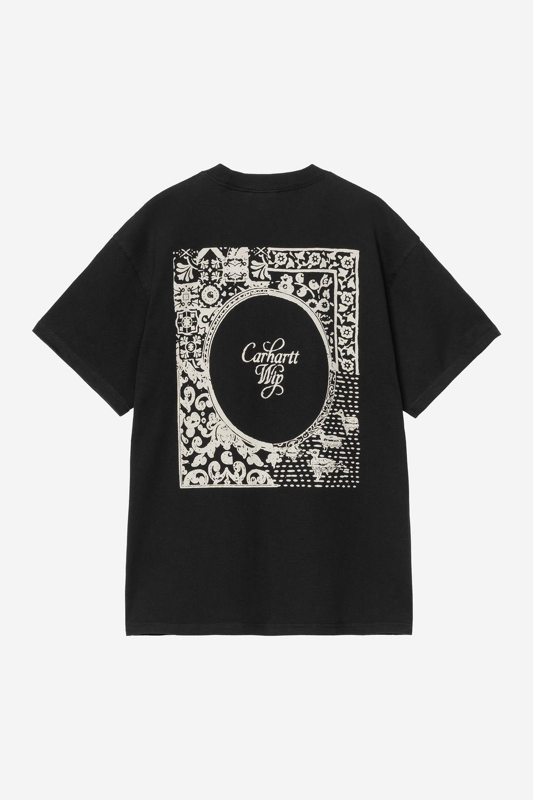 Carhartt Wip T-Shirt Vestige Black Stone Washed