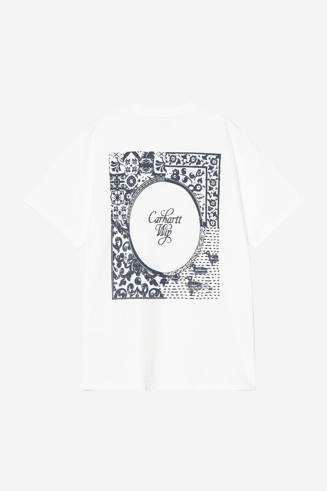 Carhartt Wip T-Shirt Vestige White Stone Washed