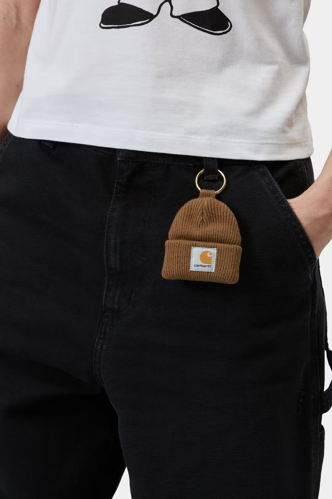 Carhartt Wip Mini Watch Hat Keychain Hamilton Brown