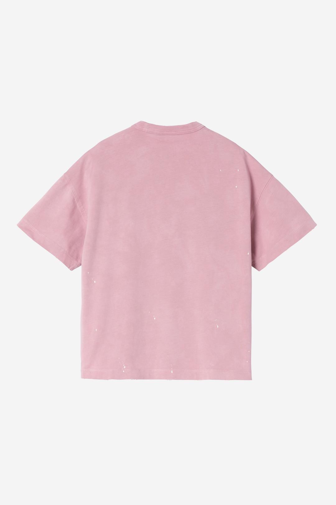 Carhartt Wip Donna W Painter Tee Hortensia Destroy Wash Splatter