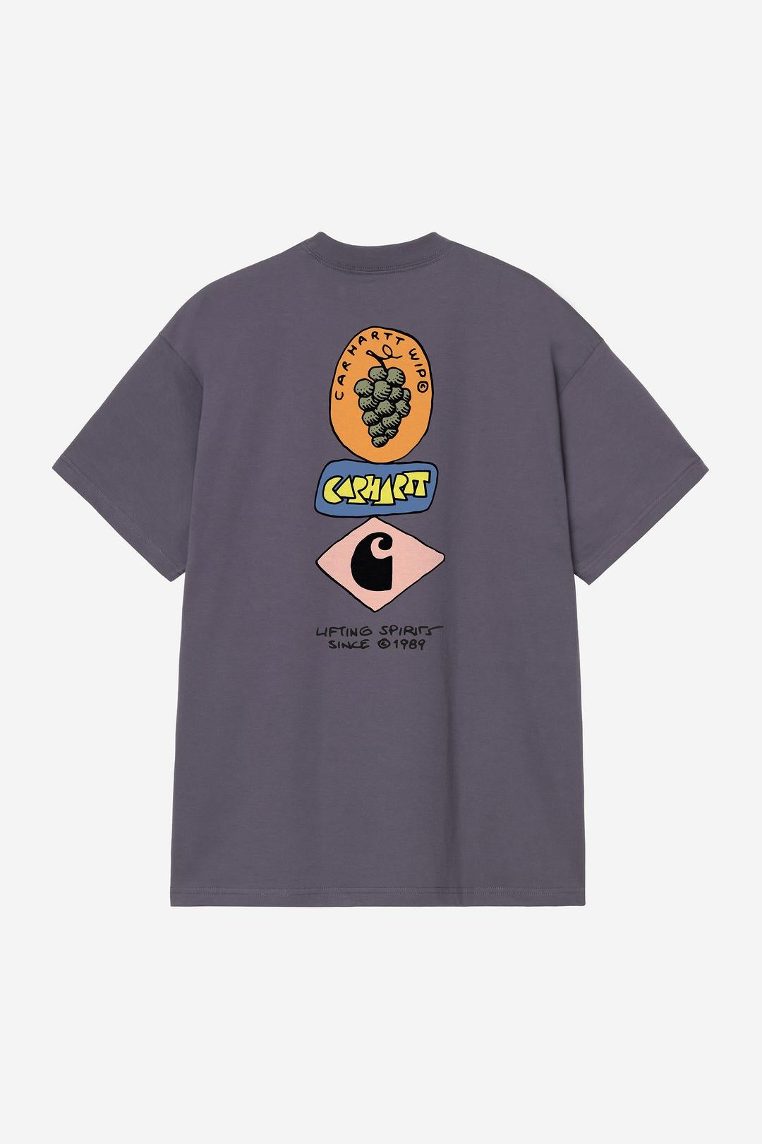 Carhartt Wip Stacked Grapes Tee Shady Purple