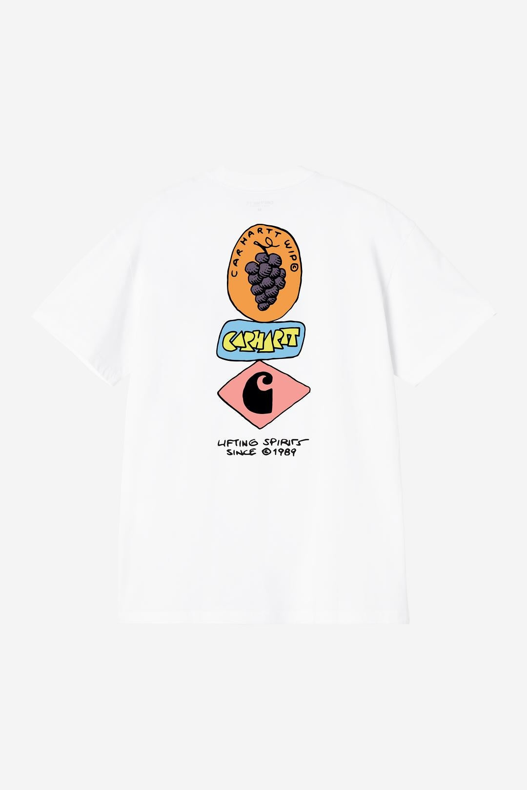 Carhartt Wip Stacked Grapes Tee White