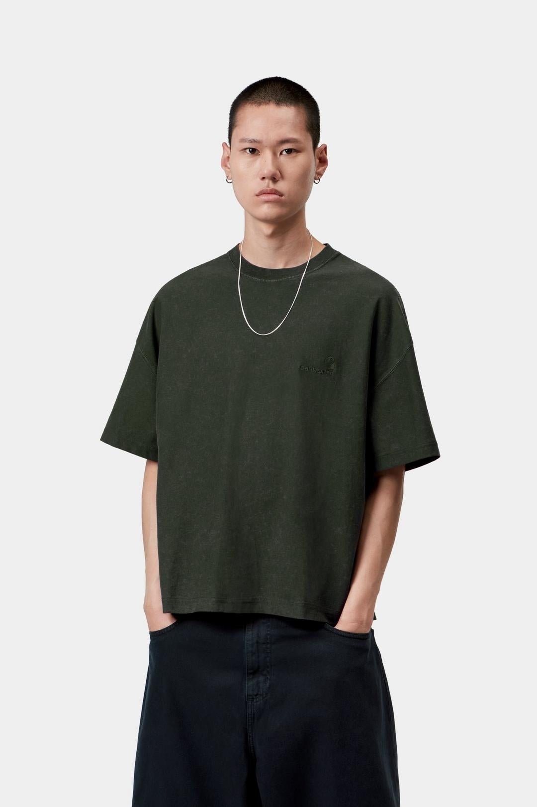 Carhartt Wip Lambert Tee Raven Moon Wash