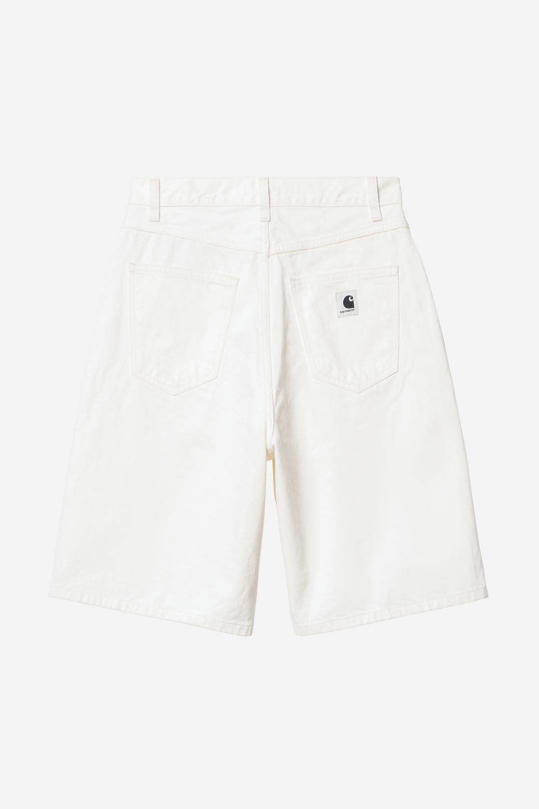 Carhartt Wip Donna W Brandon Short White Rinsed