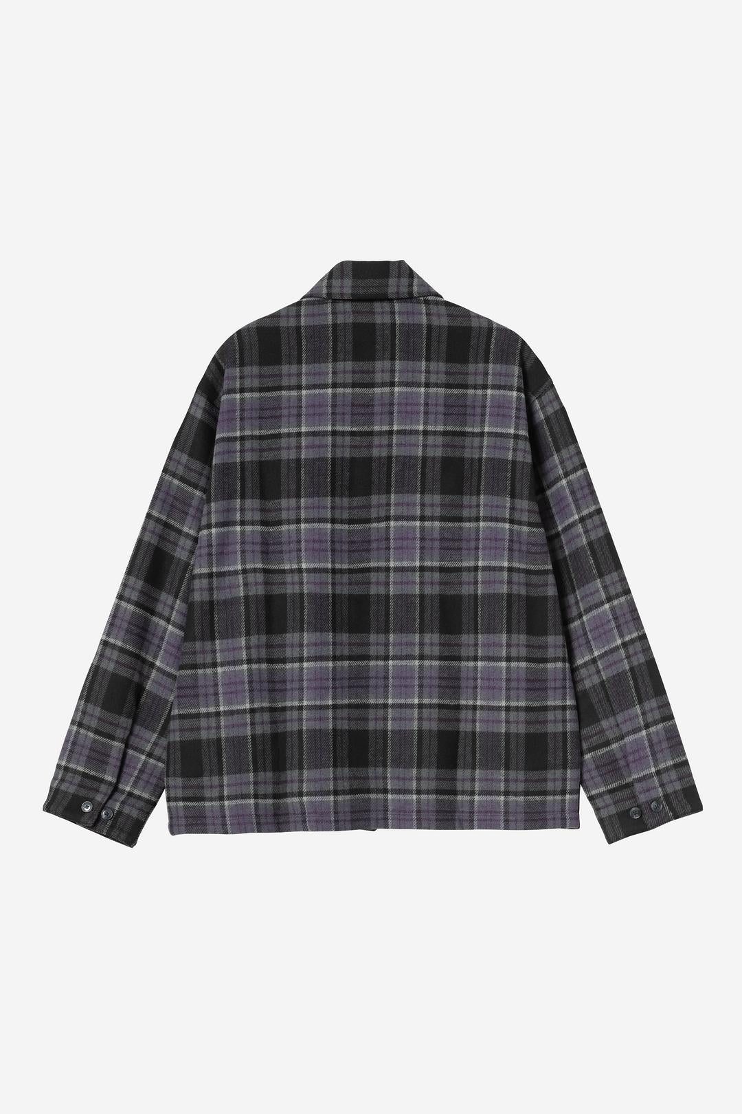 Carhartt Wip Ls Parson Shirt Parson Check Shady Purple