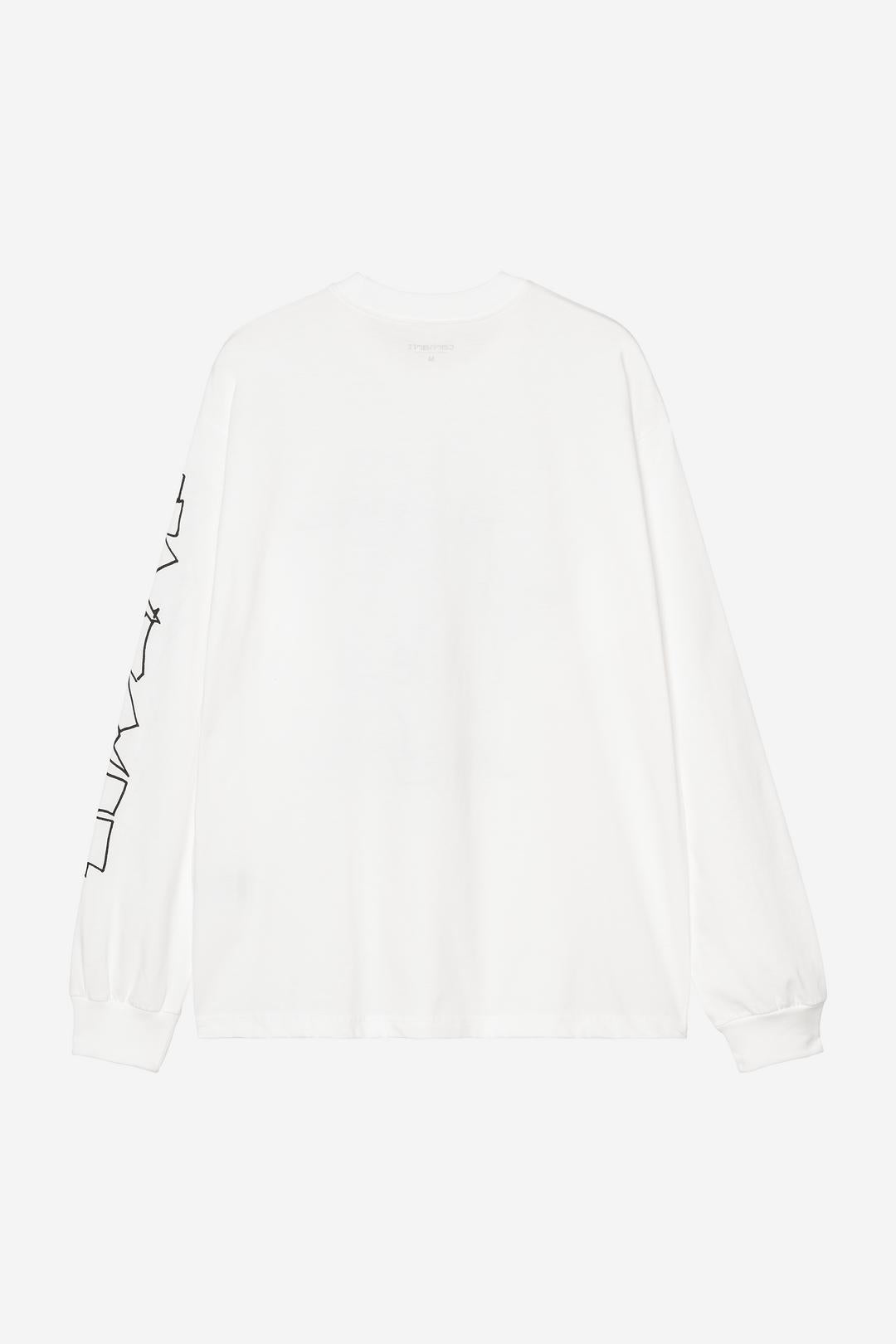 Carhartt Wip Ls Blinkerfluid Tee White