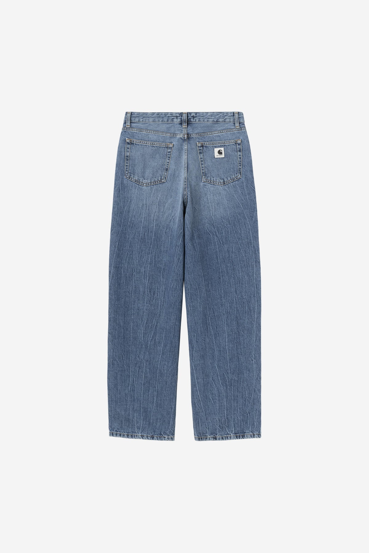 Carhartt Wip Donna W Lavine Pant Blue Marble Used Wash