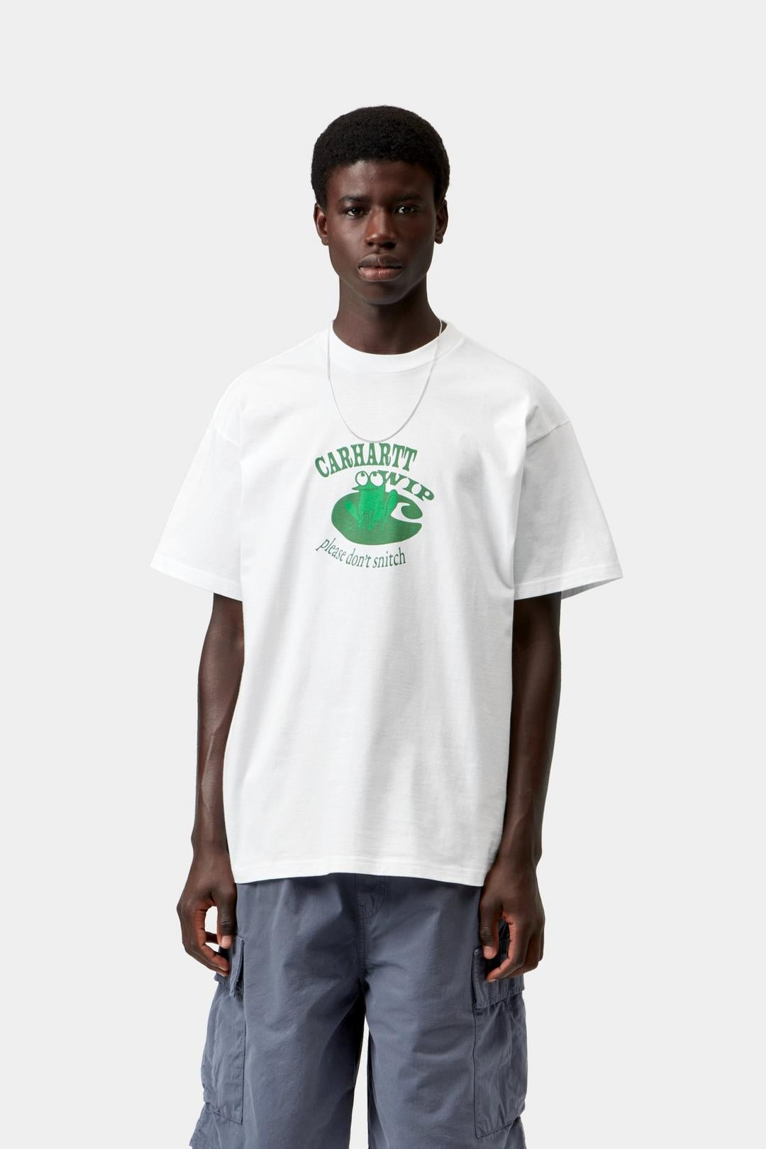 Carhartt Wip Dont Snitch Tee White