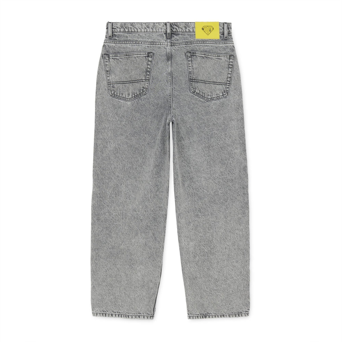 Iuter Tribal Baggy Denim Pants Grey Treated