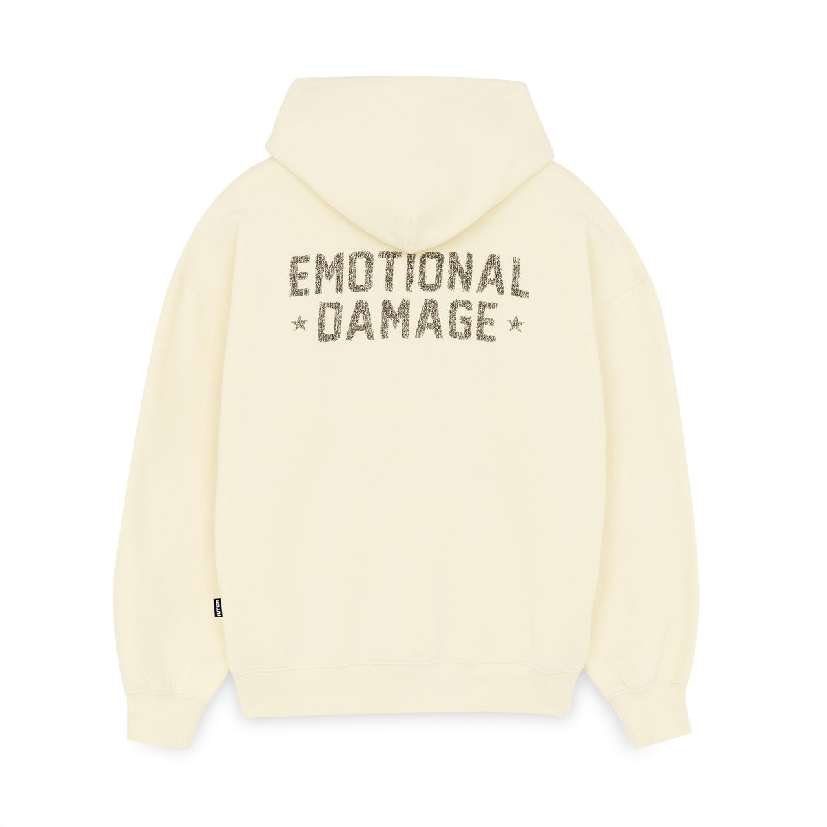 Iuter Damage Hoodie Ivory