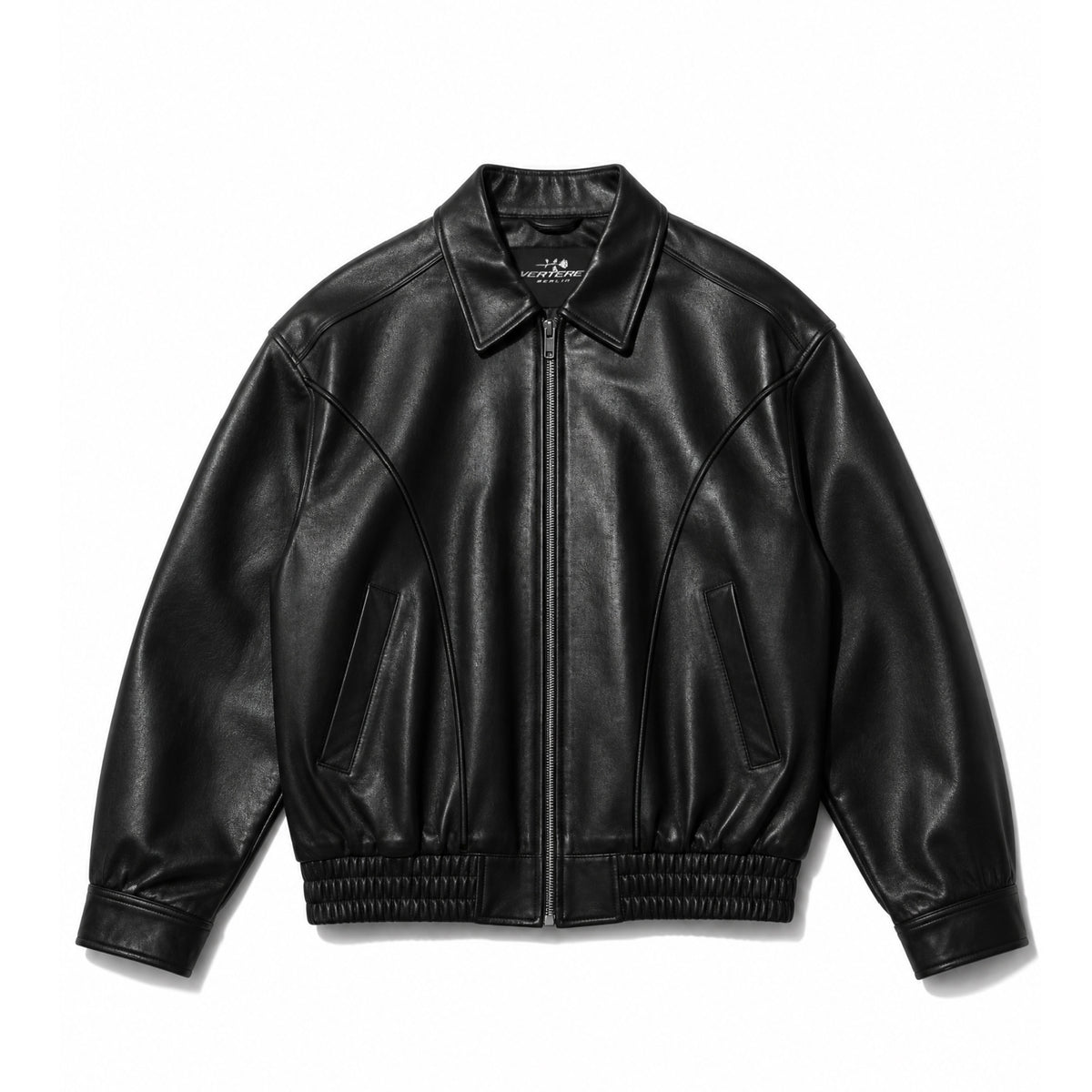 Vertere Berlin Mercy Faux Leather Jacket Black