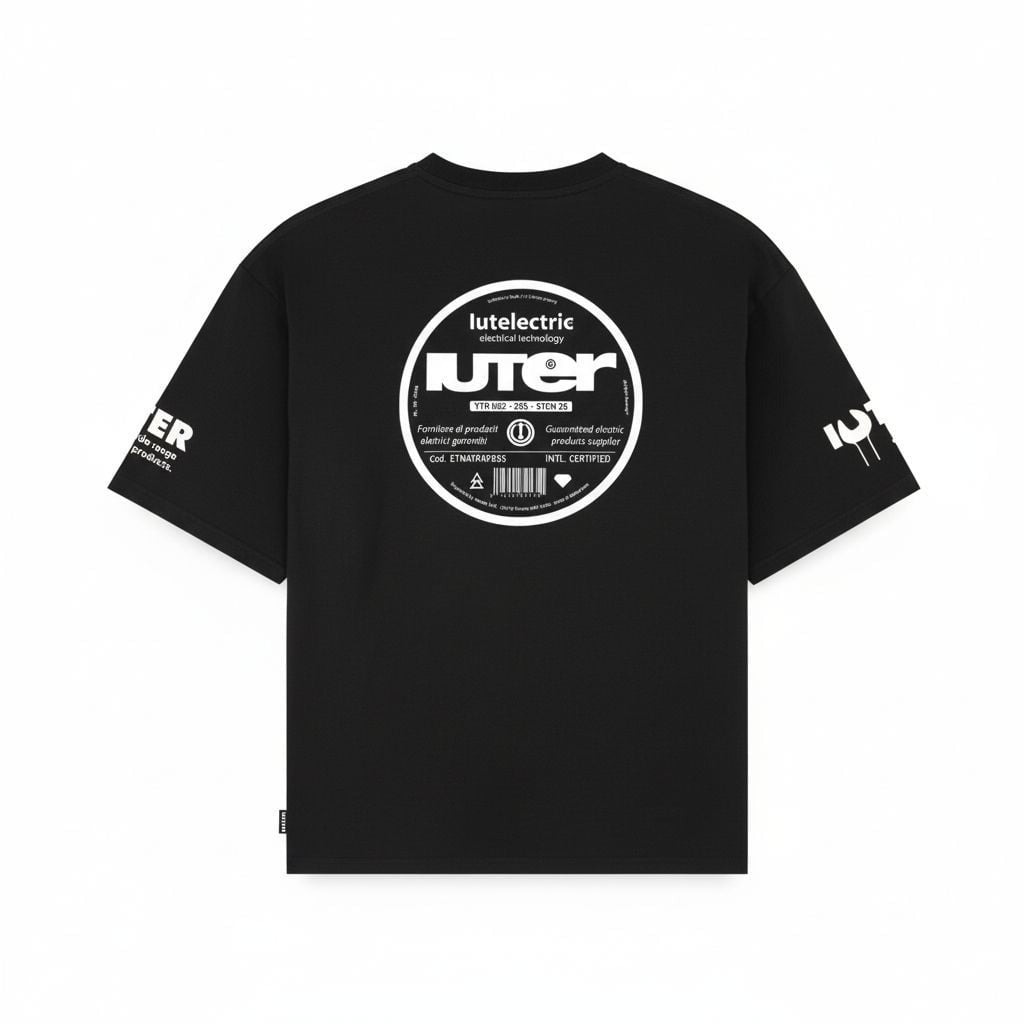 Iuter Shorted Tee Nero