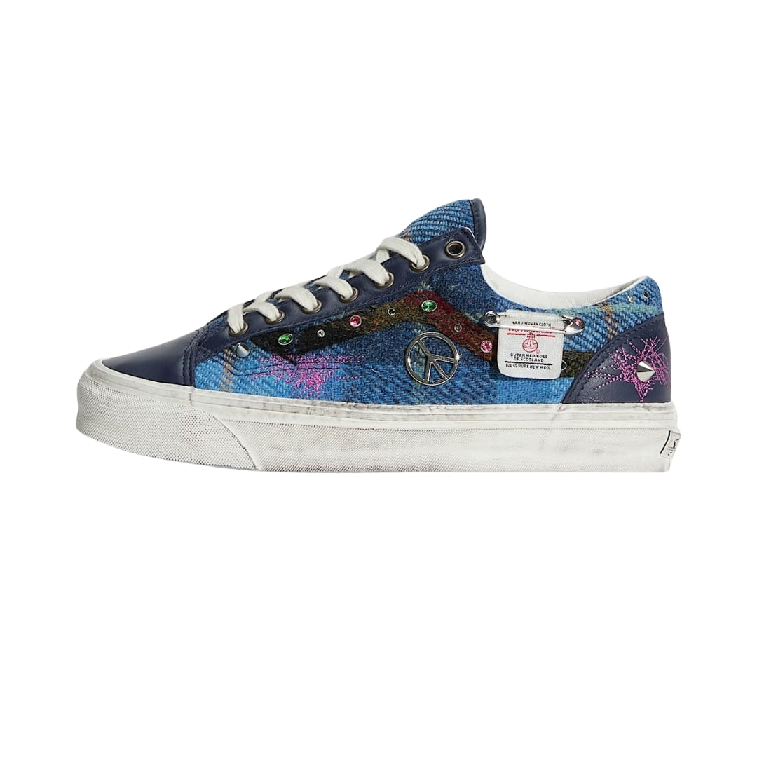Vans Lx Old Skool 36 Harris Tweed Navy Multi