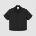 Arte Nylon Linen Shirt Black