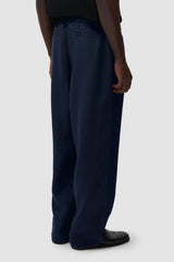 Pantalone Lino Arte Blu Navy