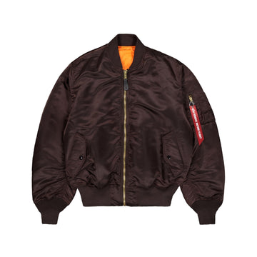 Alpha Industries Ma 1 Heritage Bomber Jacket Hunter Brown