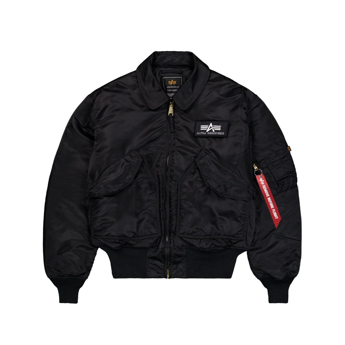 Alpha Industries Cwu 45 Heritage Bomber Jacket Black