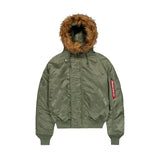 Alpha Industries N 2b Heritage Winter Jacket Sage Green