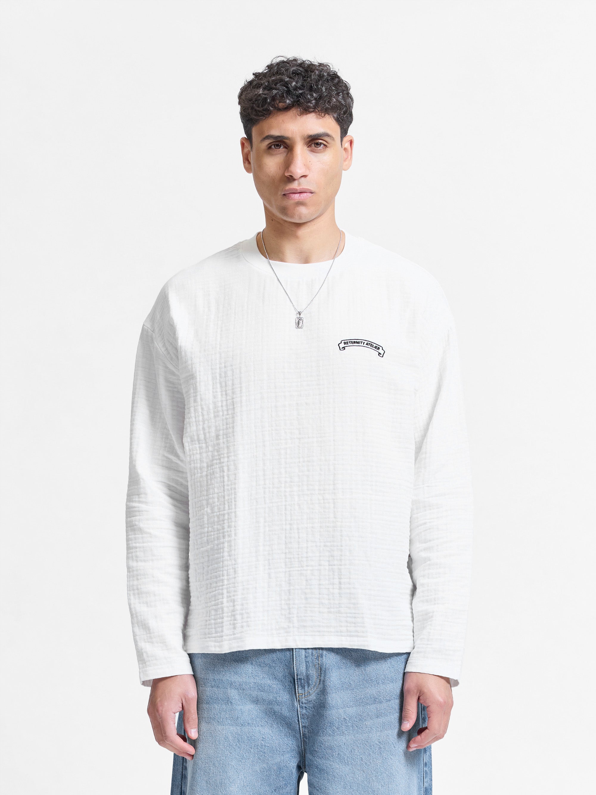 Reternity Band Of Process Longsleeve White