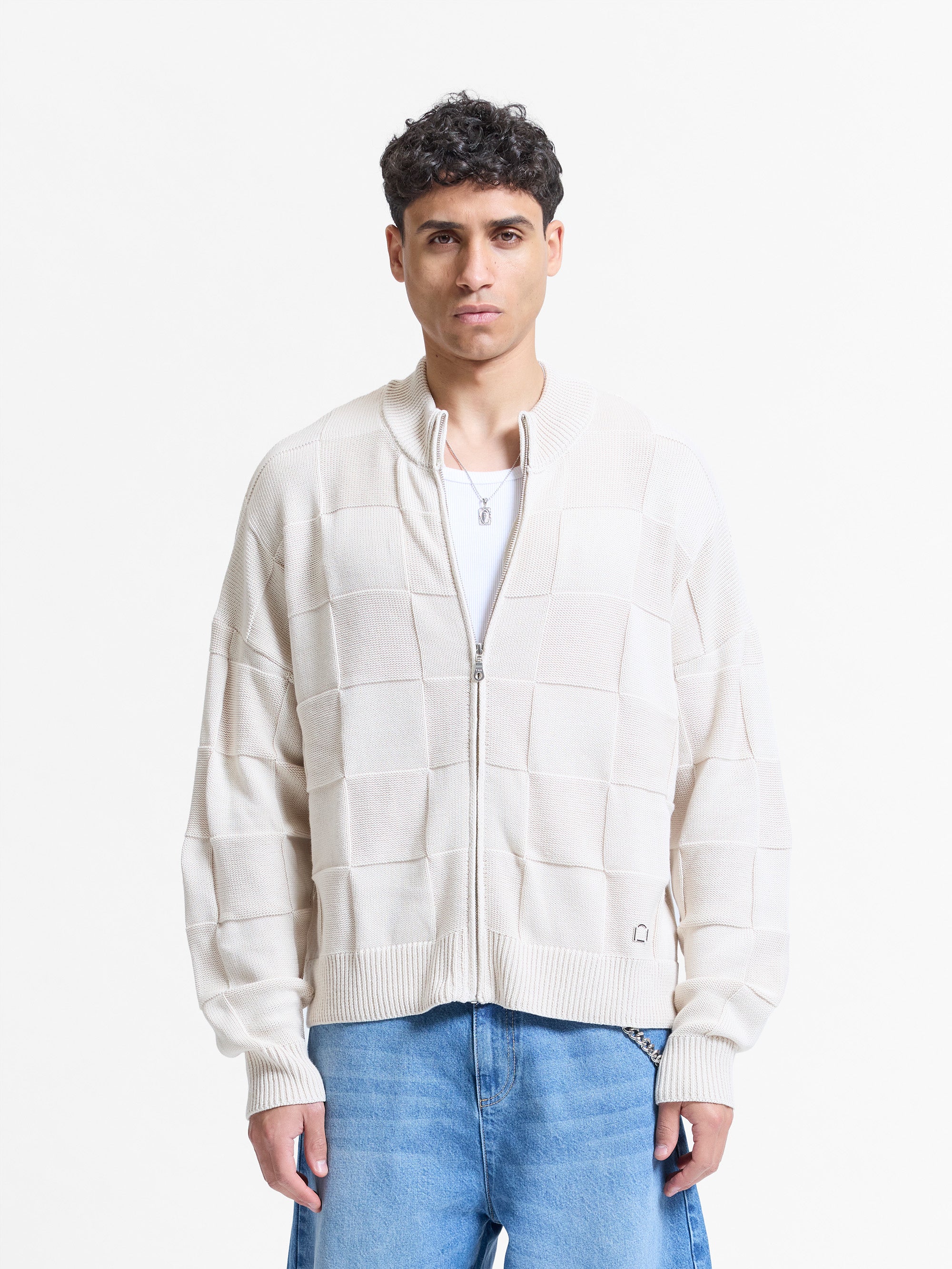 Reternity L Ouvrage Knit Jacket Beige