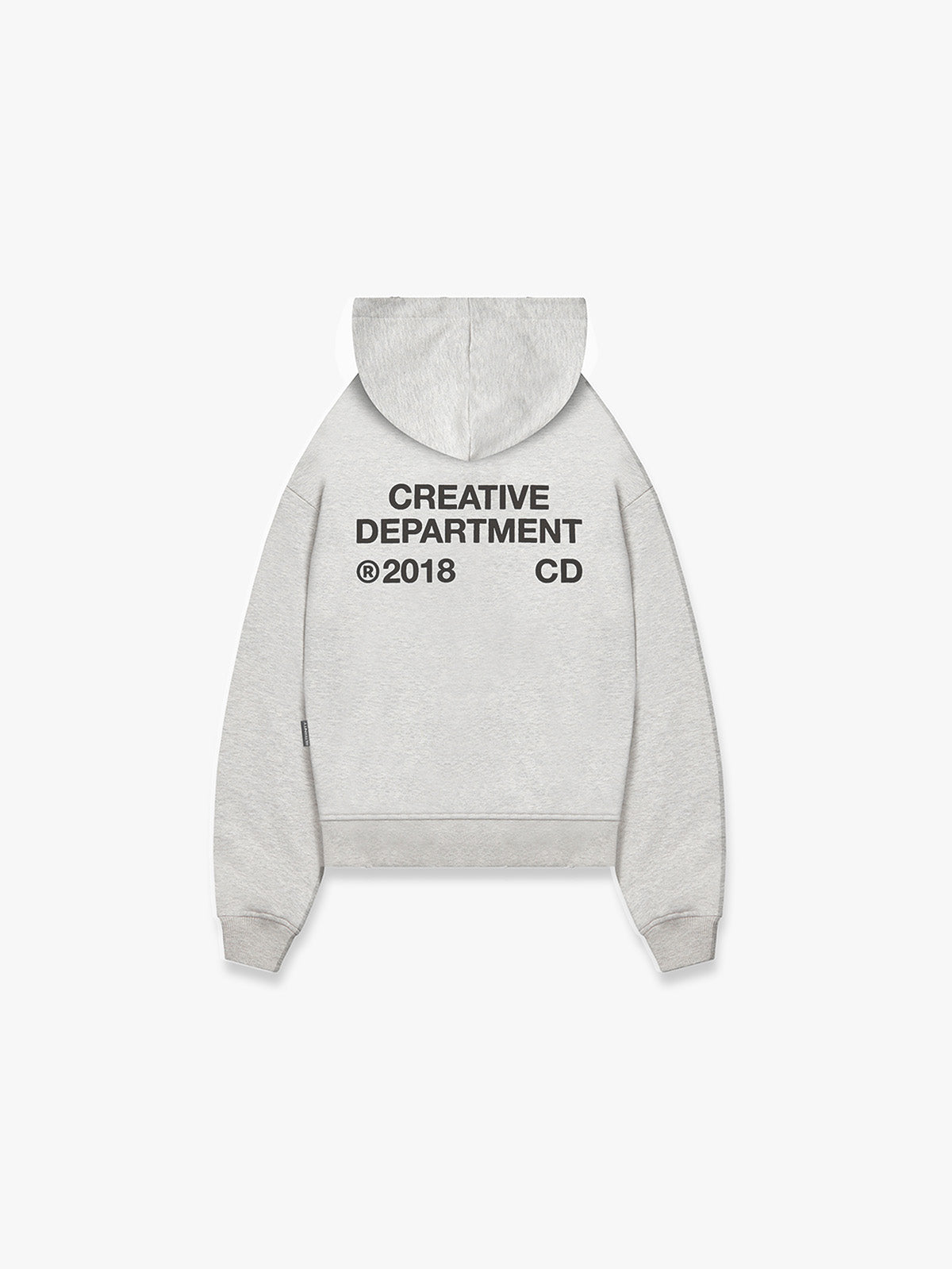 Reternity Creative Dept Zip Hoodie Melange Grey