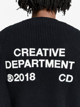 Maglione Reternity Creative Dept in maglia nero